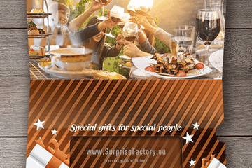 Geschenkverpakking keuzecadeaubon culinair Geschenkverpakking keuzecadeaubon culinair